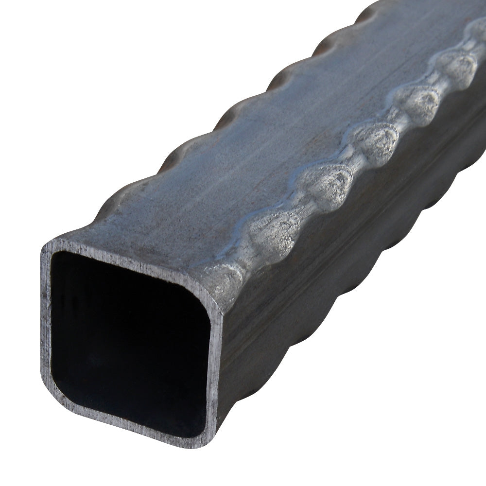 Box Section Capping BR14 Hammered Box Section 40 x 40mm 2.5mm Wall Thickness
