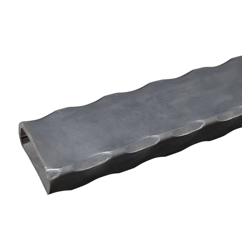 BR14A Hammered Box Section 40 x 20mm 2.5mm Wall Thickness