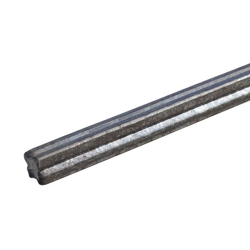 BR18A 12 x 12mm Square Grooved Bar