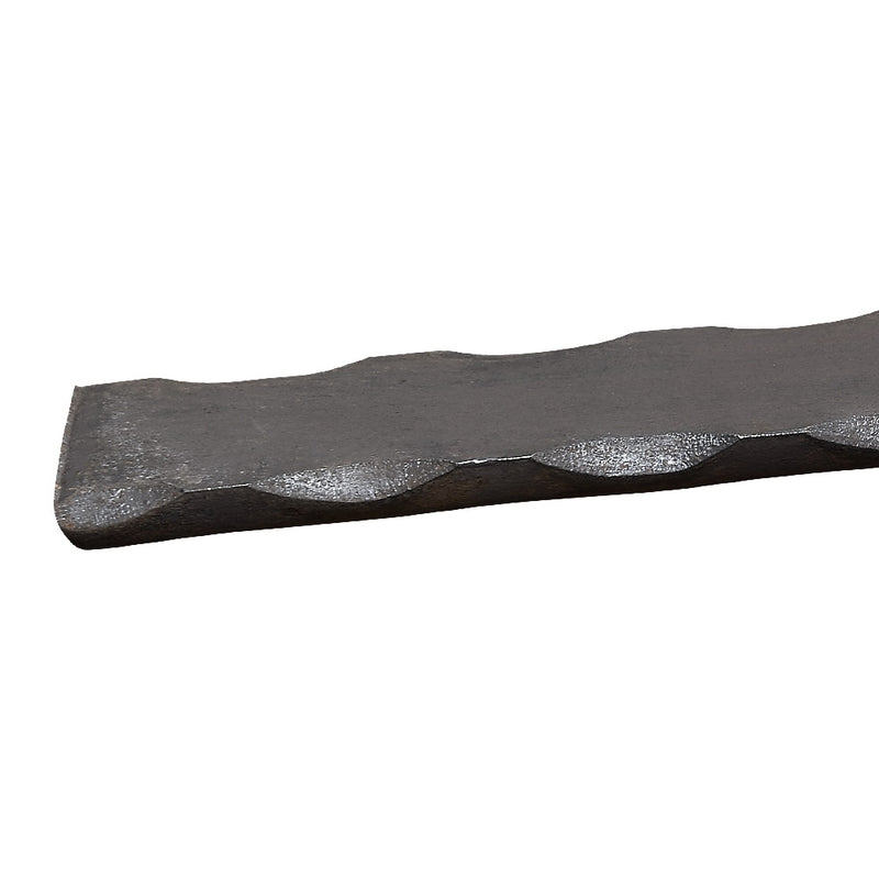 BR19C 25 x 8mm Mild Steel Hammered Edge Bar