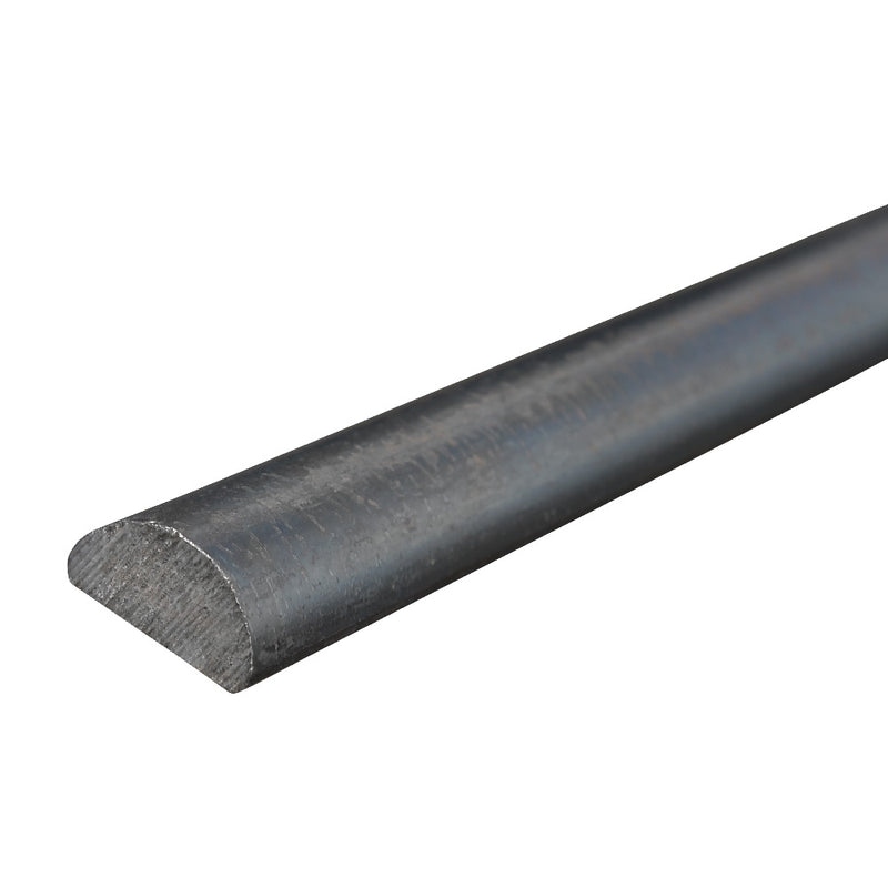 25 x 12.5mm Half Round Bar