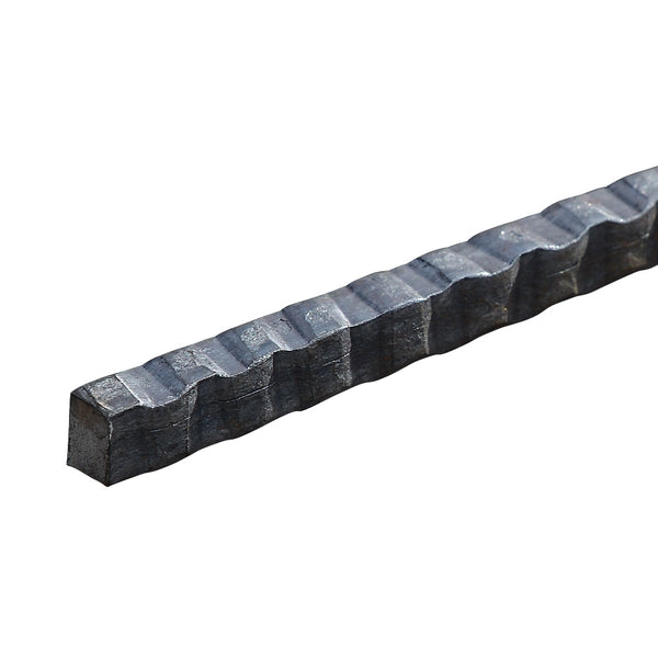 BR40 12 x 12mm Square Textured Bar