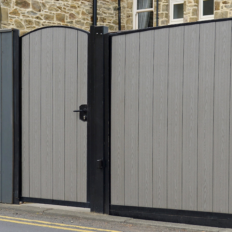 Ash Grey Composite Tongue & Groove Gate Board 1850 x 161 x 19mm
