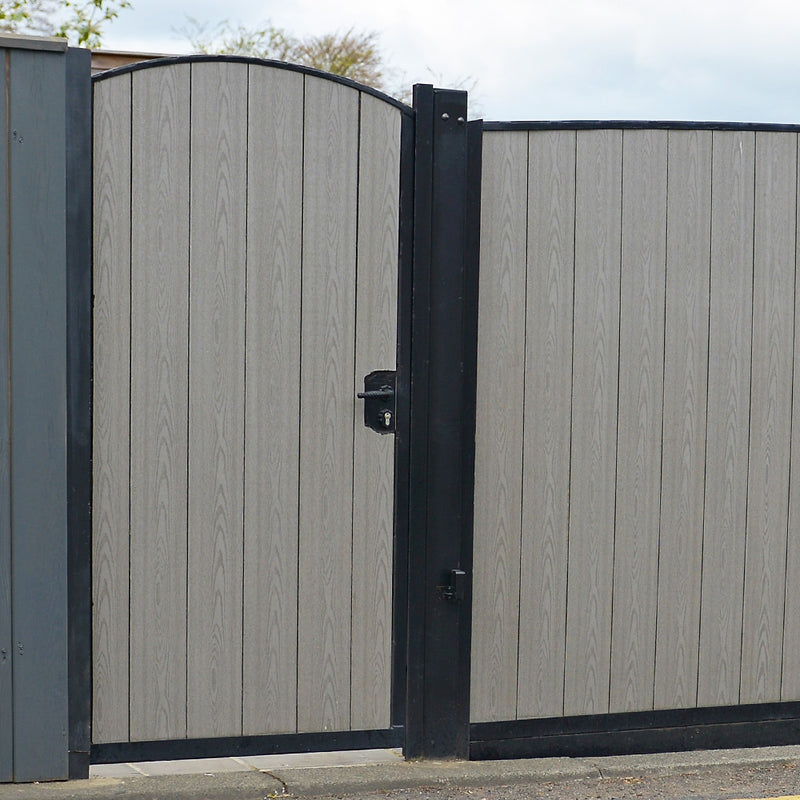 Ash Grey Composite Tongue & Groove Gate Board 1850 x 161 x 19mm