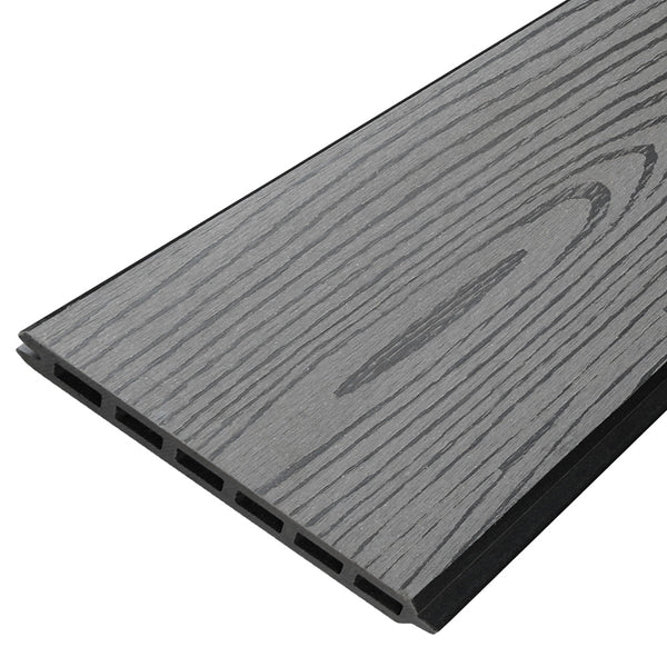 Grey Woodgrain Tongue & Groove Composite Gate Board 2000 x 161 x 19mm