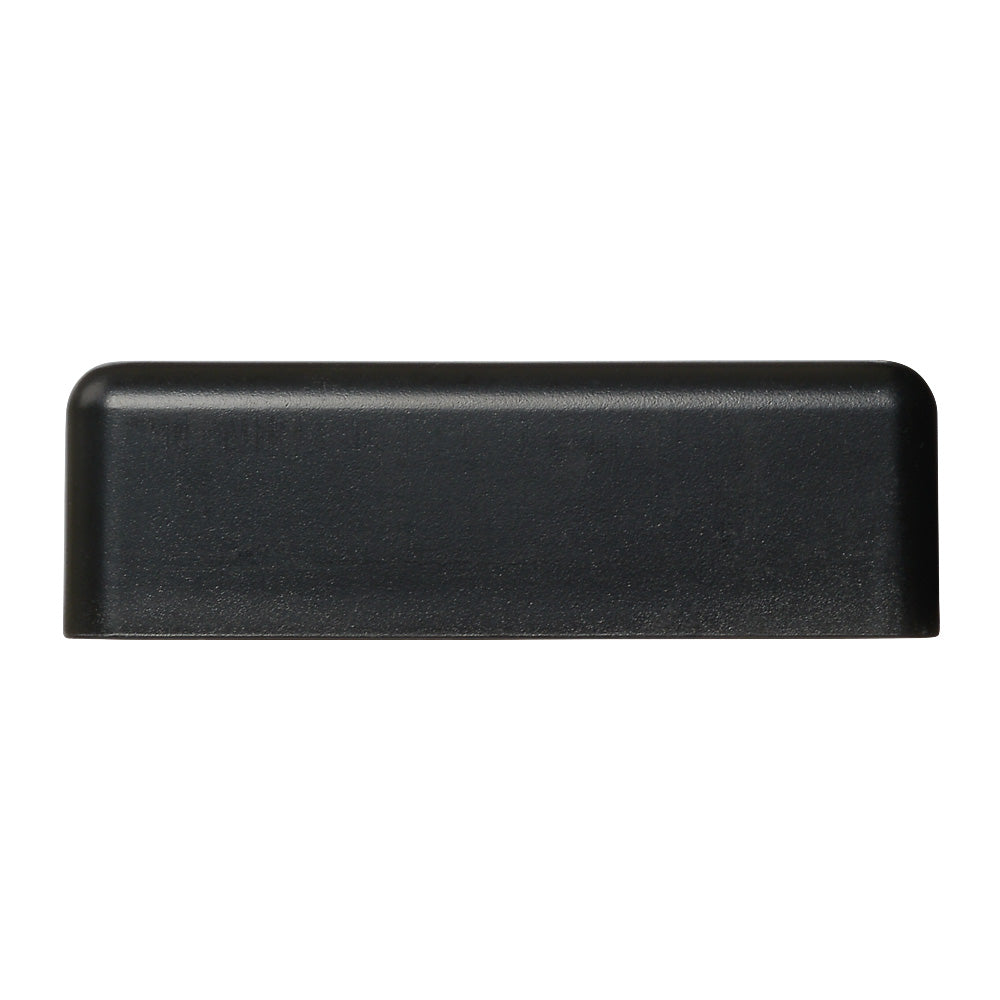 Composite Gate Board Plastic Post Cap Black