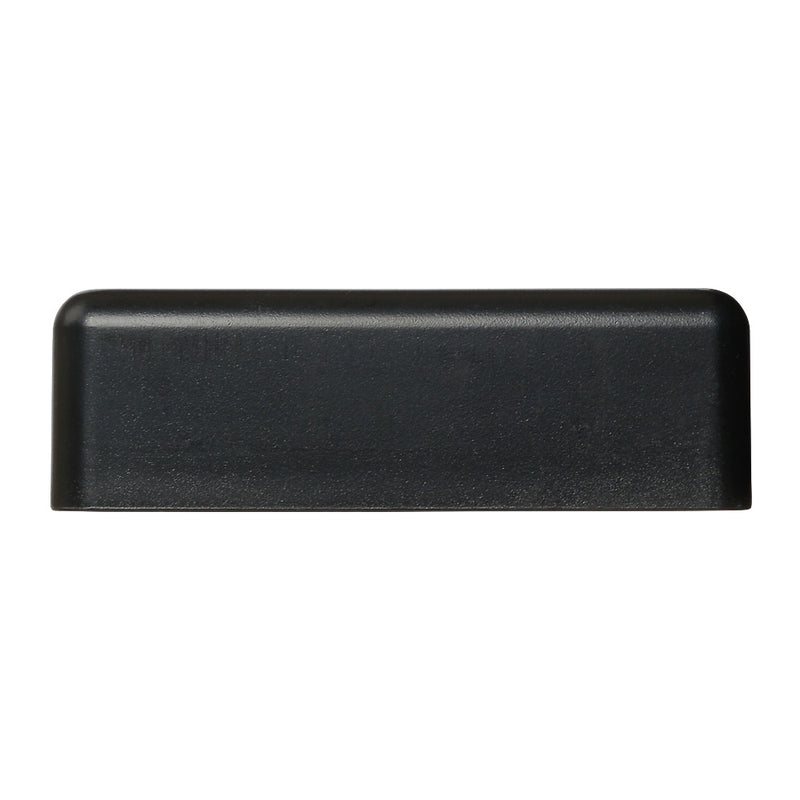 Composite Gate Board Plastic Post Cap Black