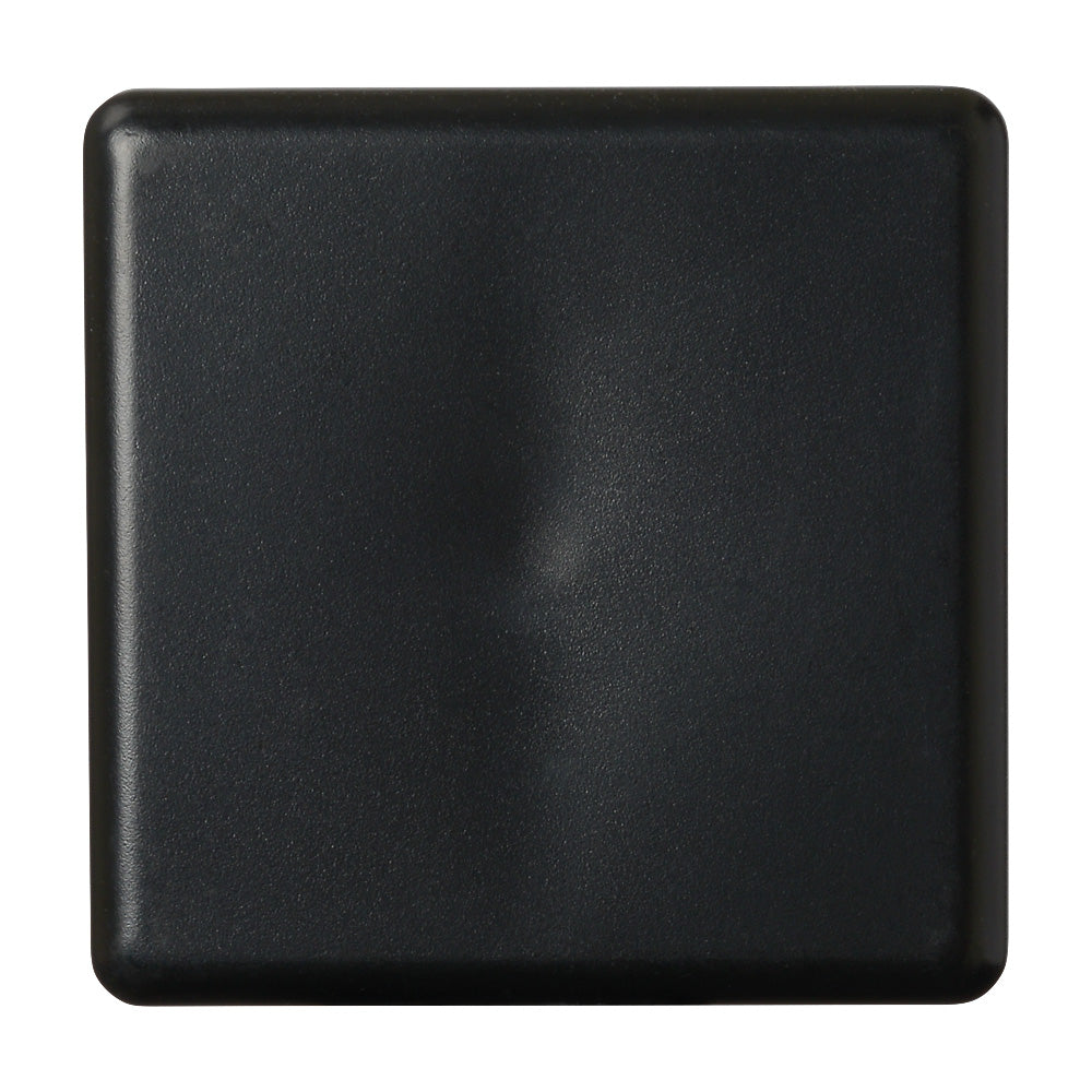 Composite Gate Board Plastic Post Cap Black