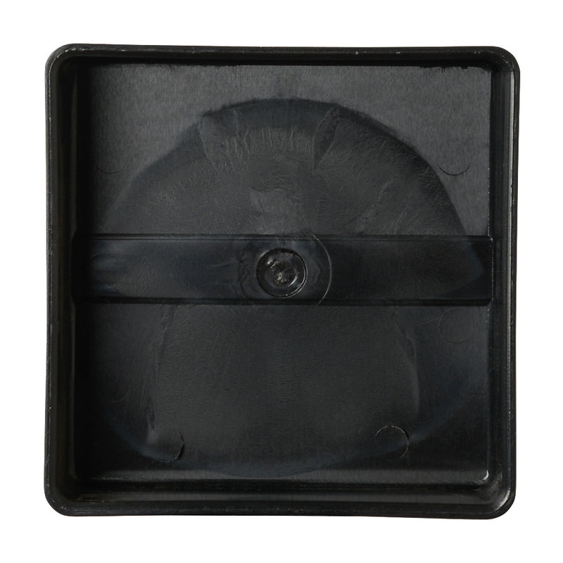 Composite Gate Board Plastic Post Cap Black