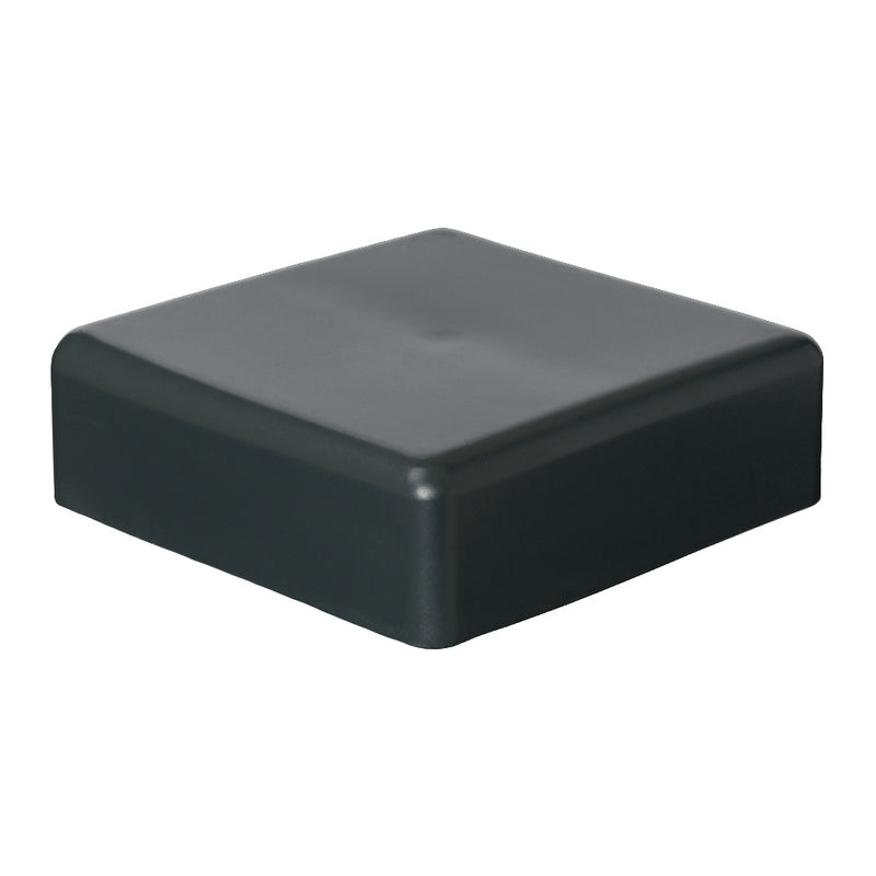 Composite Gate Board Plastic Post Cap Grey