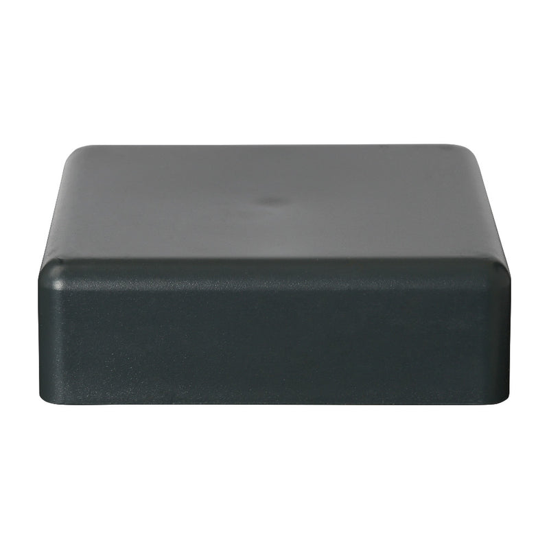 Composite Gate Board Plastic Post Cap Grey