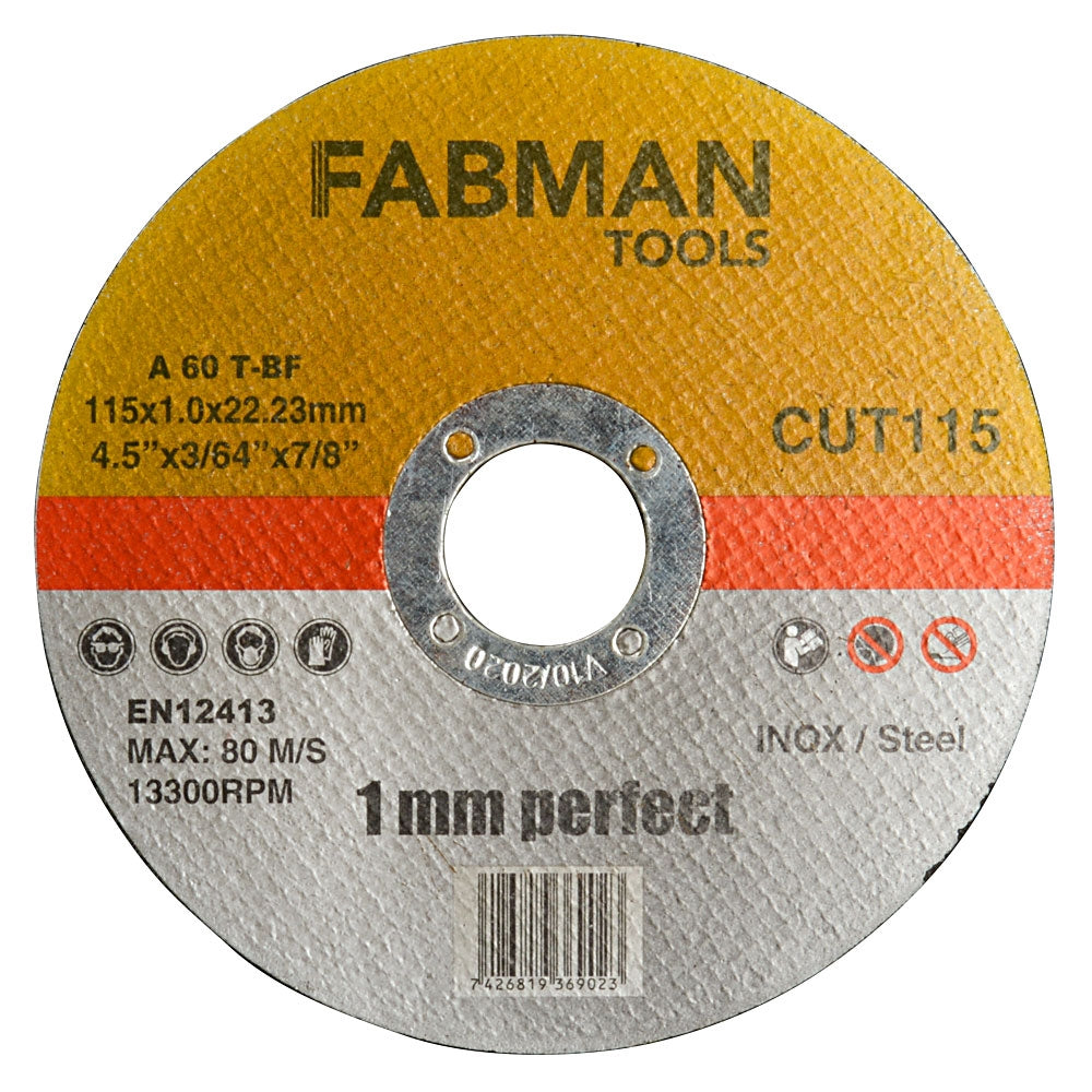 CUT115 Cutting Discs 10 Pack