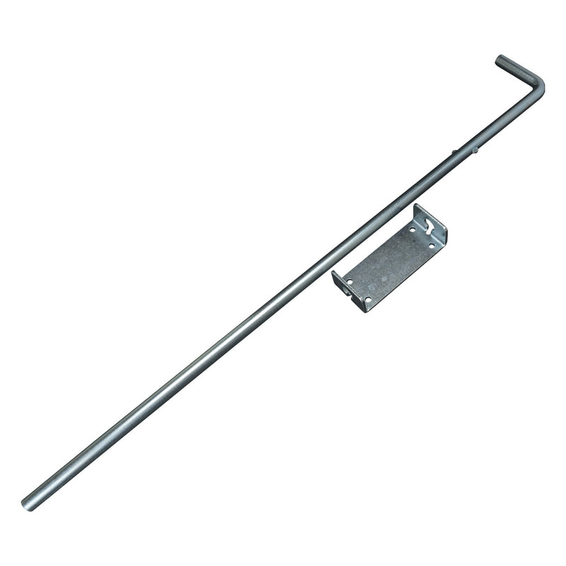 12mm Galvanised Drop Bolt With Bracket 600mm Long