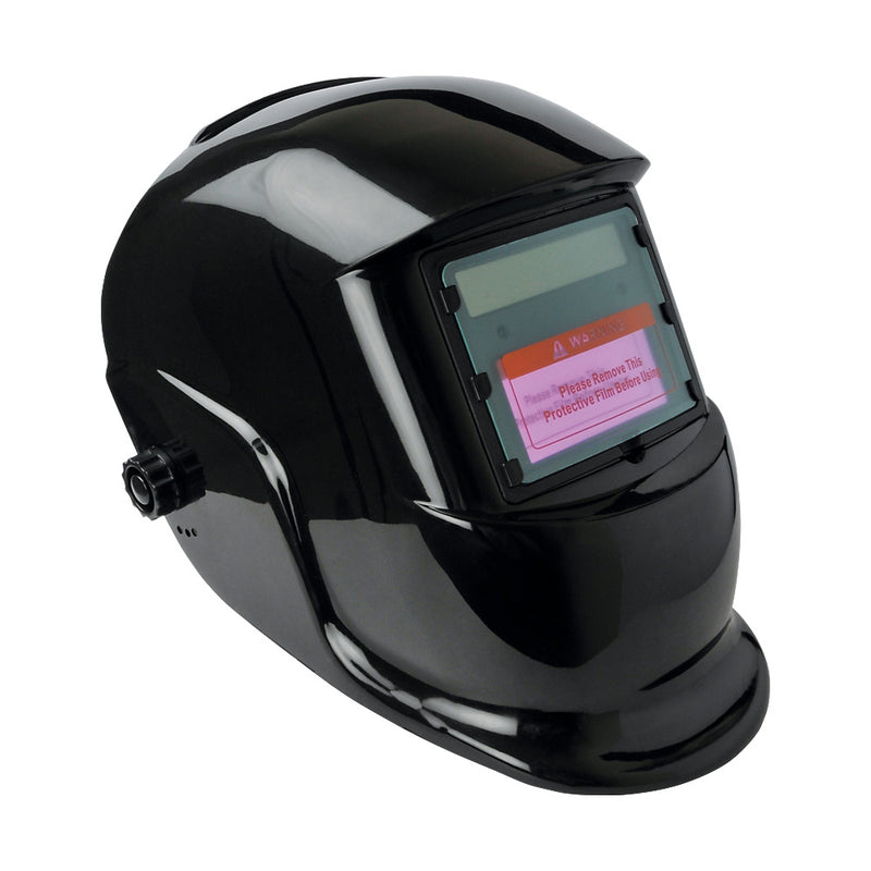 Auto Darkening Solar Powered Welding Helmet Black