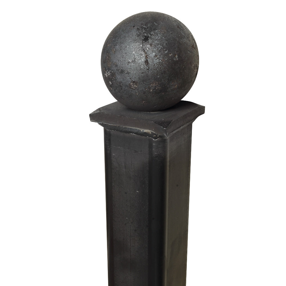 Estate Fencing Ball Top Post 60mm Box Section