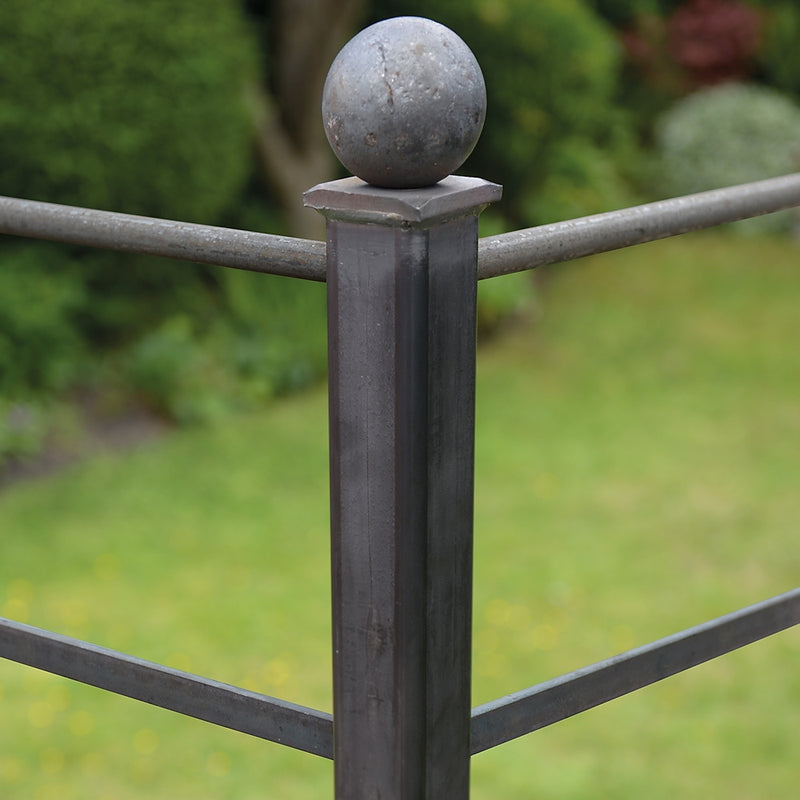Estate Fencing Ball Top Post 60mm Box Section