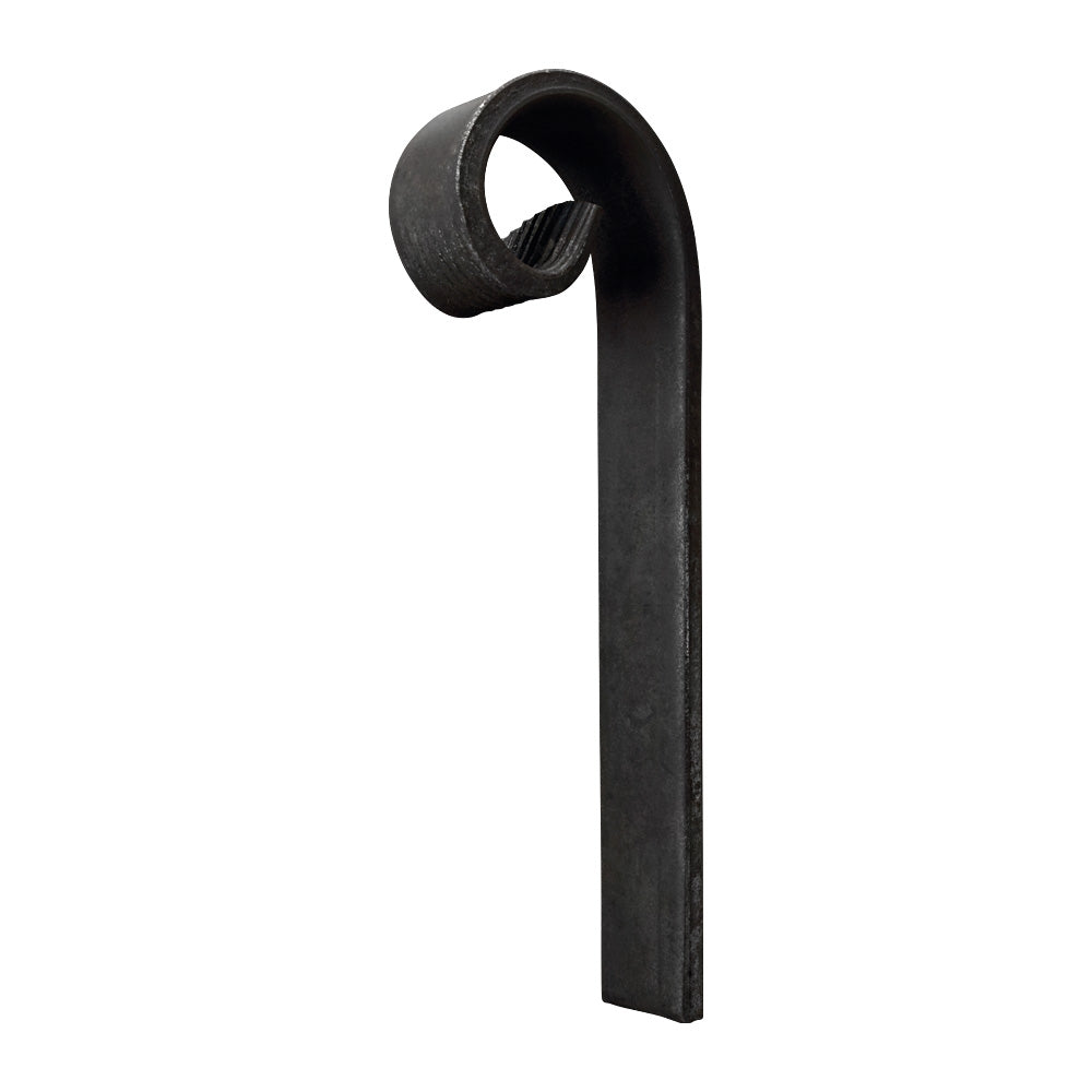 Gate Crooks FE11 - Forged Gate Crook 40x10 Plain Bar - DC Iron