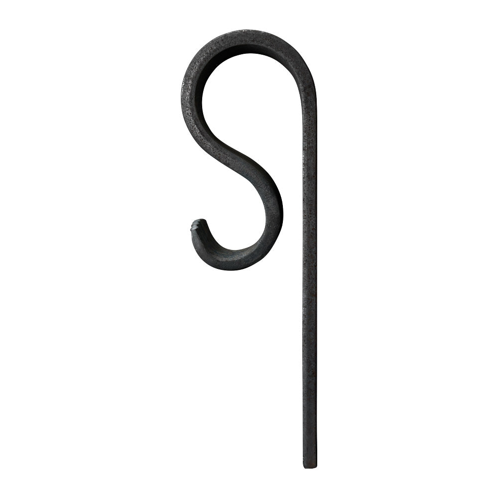 Gate Crooks FE15 - Forged Gate Crook 40x8 Plain Bar - DC Iron