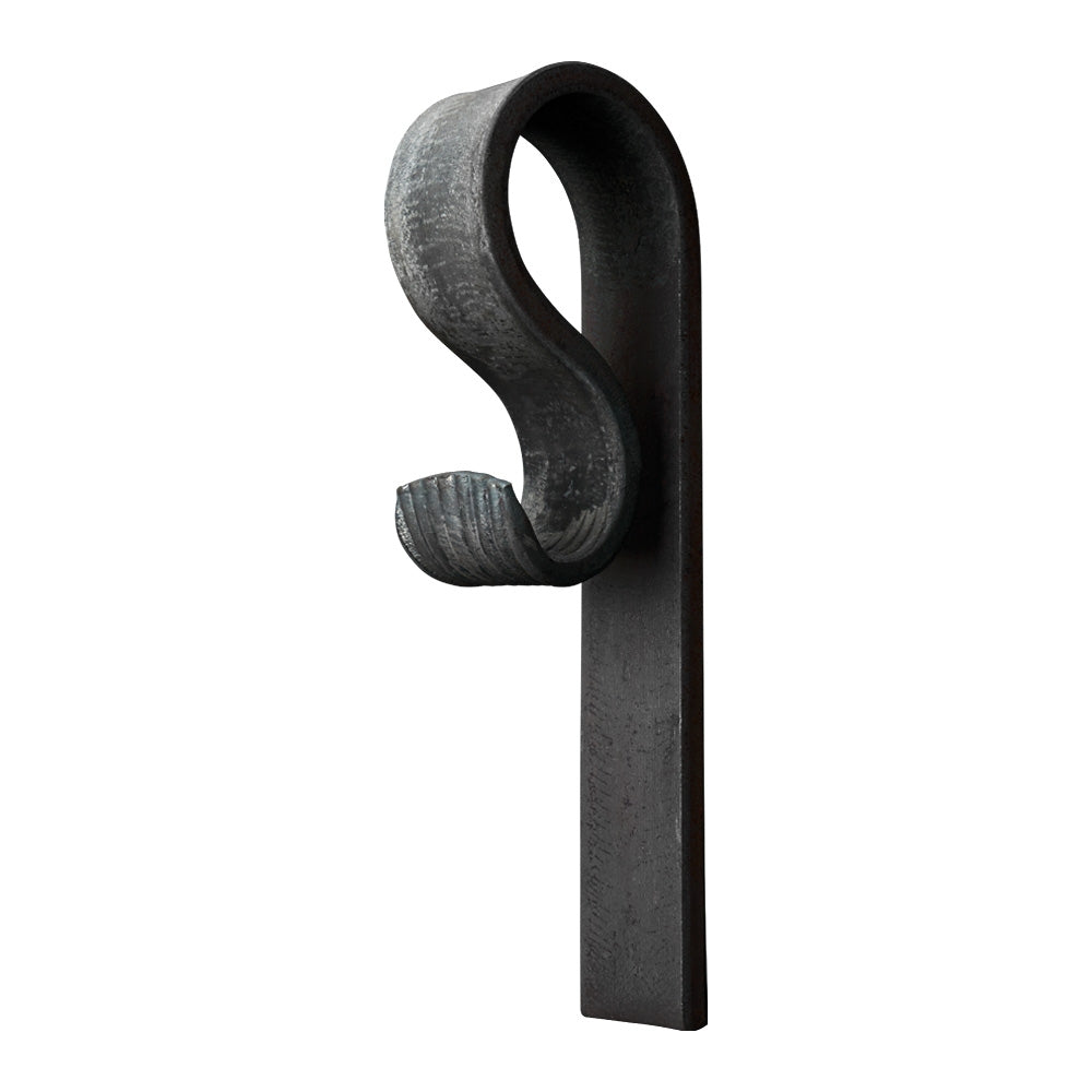 Gate Crooks FE15 - Forged Gate Crook 40x8 Plain Bar - DC Iron