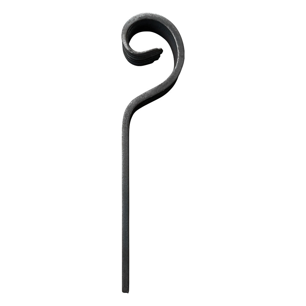 Gate Crooks FE3 - Forged Gate Crook 40x8 Plain Bar - DC Iron