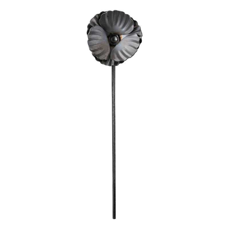 Metal Poppy Flower 315 x 70mm