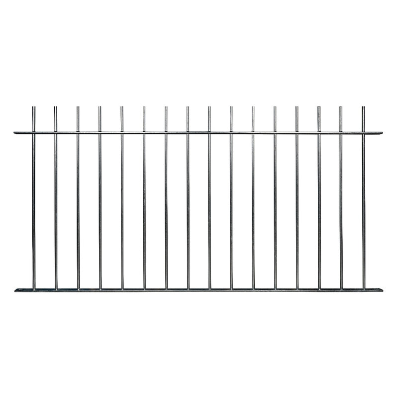 Bluntisham Plain Vertical Bar Fence Panel 1860 x 925mm