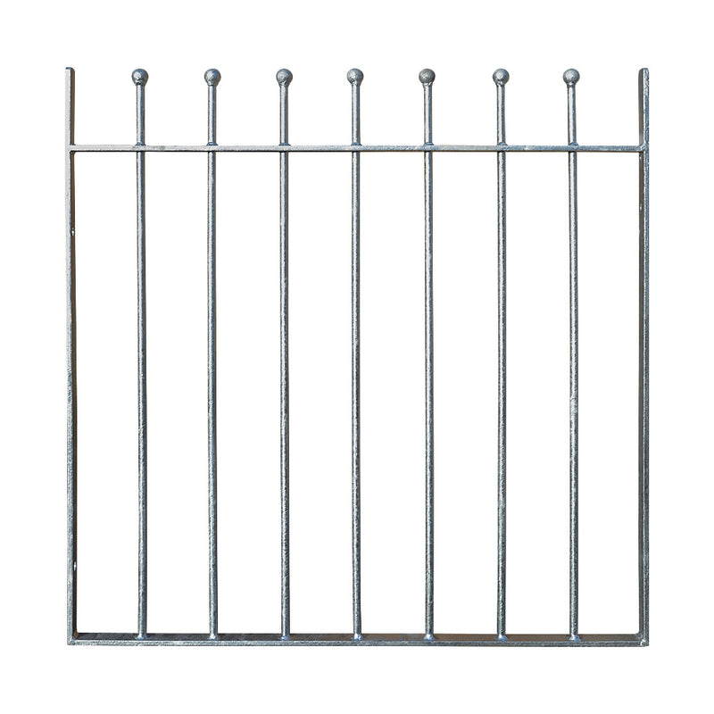 Balliol Ball Top Gate 900mm Wide 925mm High Galvanised