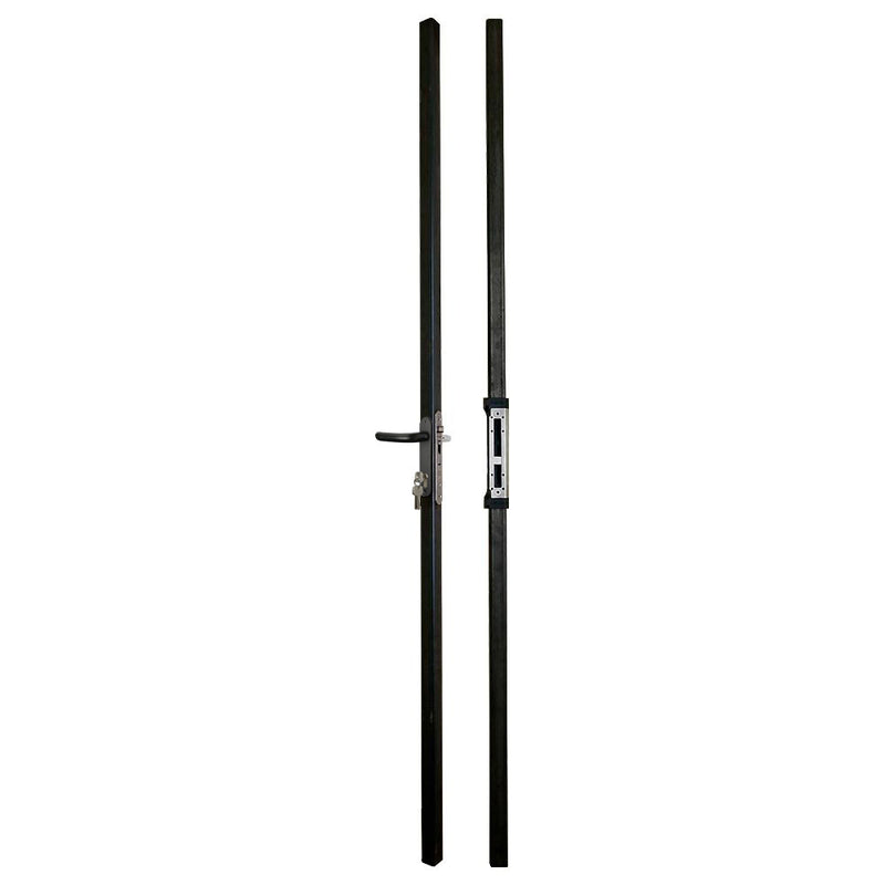 Locinox Fortylock Kit Black To Suit 40mm Box Section With 2 x 2m Profiled Box Section