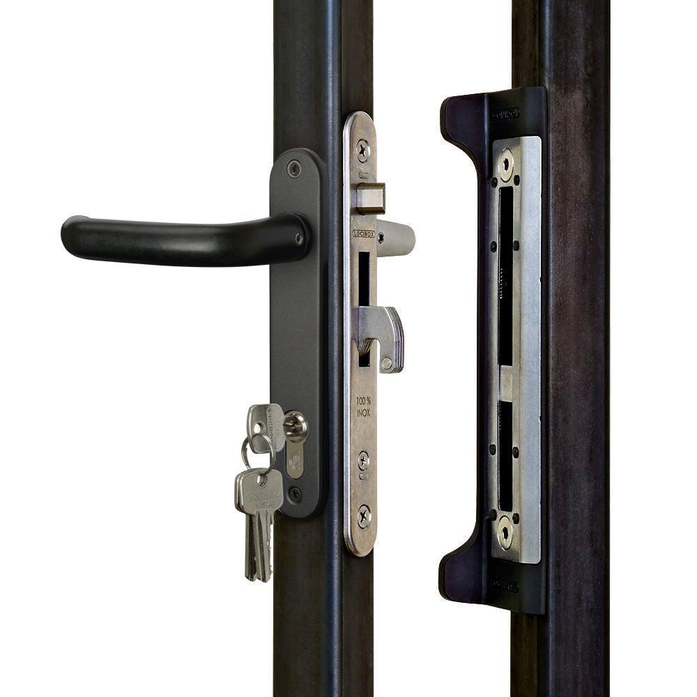 Locinox Fortylock Kit Black To Suit 40mm Box Section With 2 x 2m Profiled Box Section