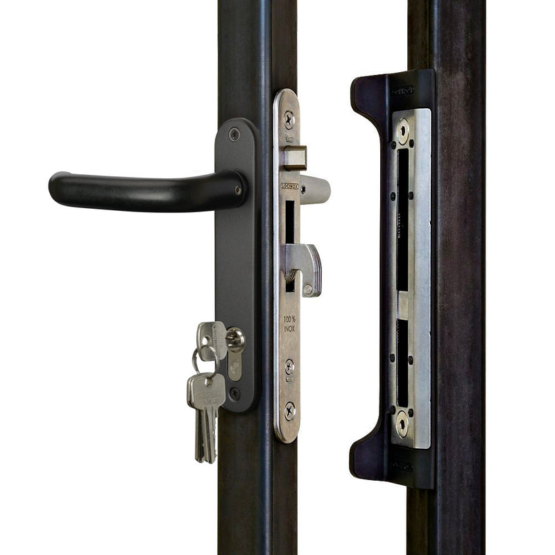 Locinox Fortylock Kit Black To Suit 40mm Box Section With 2 x 2m Profiled Box Section