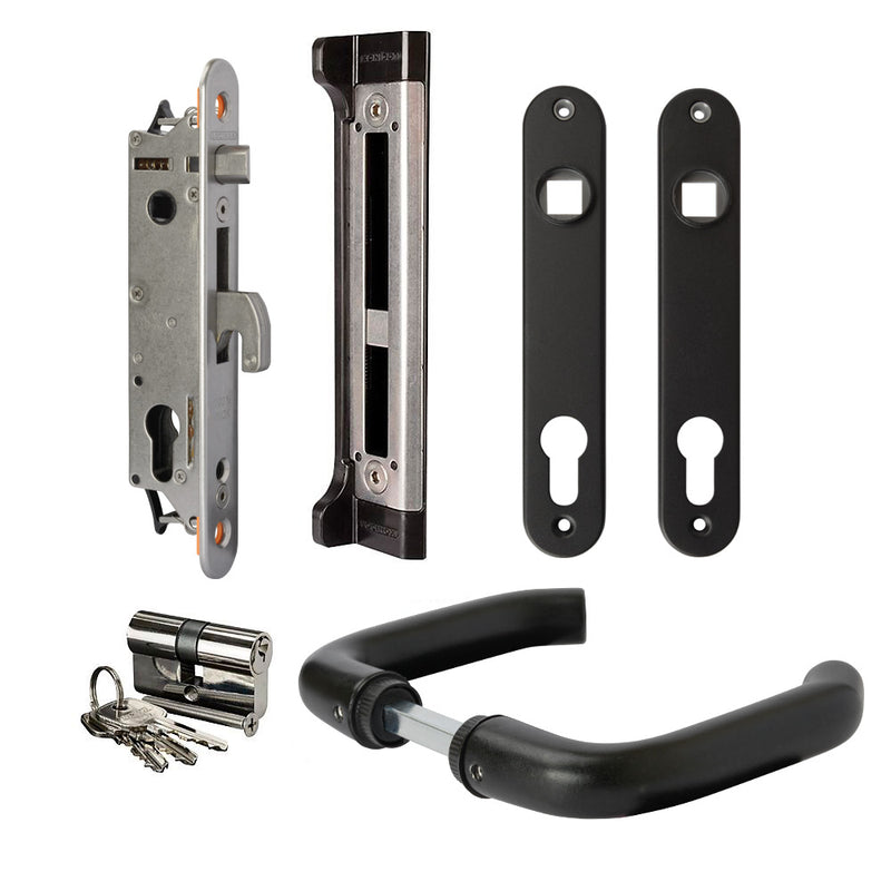 Locinox Fortylock Kit Black To Suit 40mm Box Section With 2 x 2m Profiled Box Section