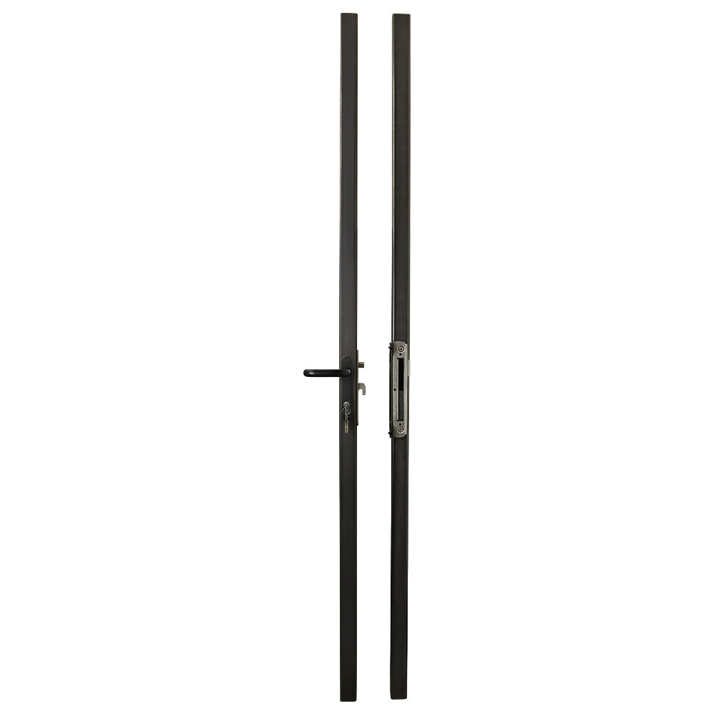 Locinox Fiftylock Kit Black To Suit 50mm Box Section With 2 x 2m Profiled Box Section