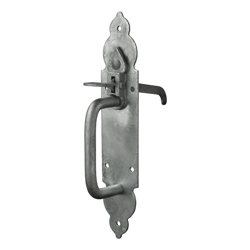 Galvanised Heavy Duty Gothic Suffolk Gate Latch