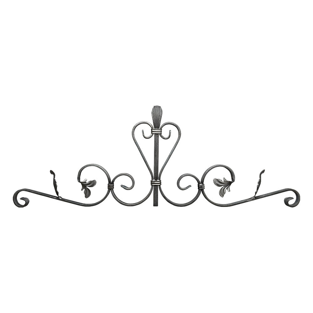 GTP24 Gate Top Scroll 1015 x 360mm 16x8mm Flat Bar