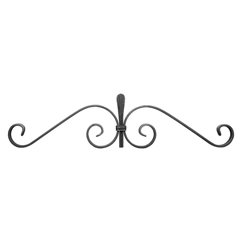 Gate Top Scroll 775 x 160mm 12x6mm Flat Bar