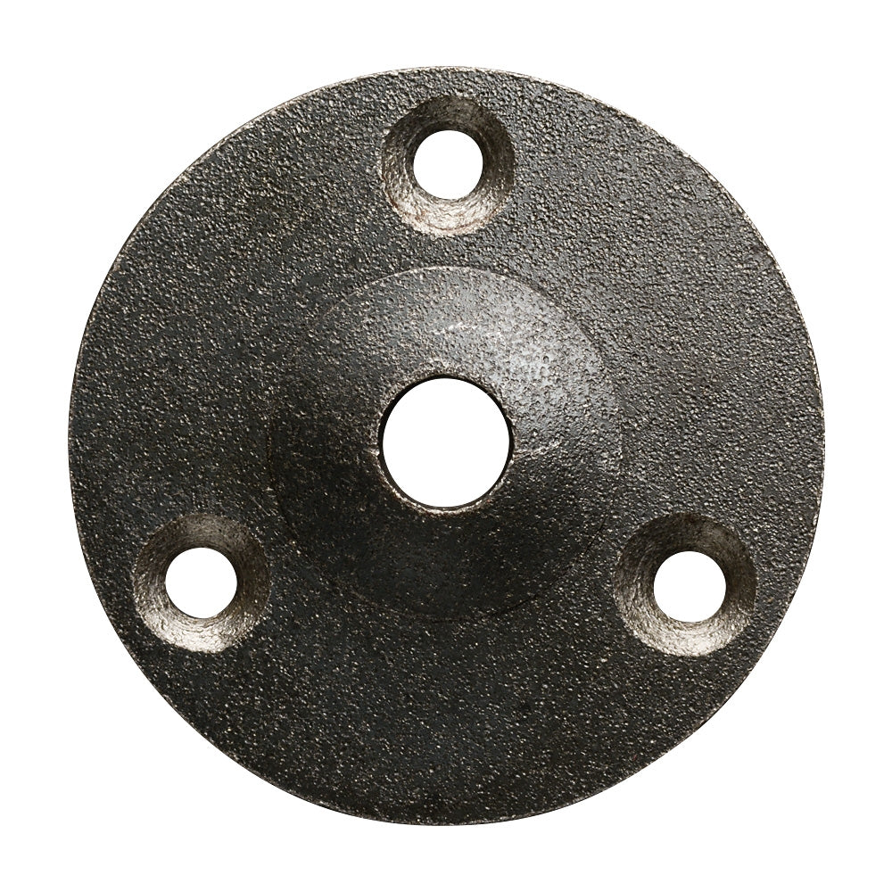 Iron Backplate Mild Steel Handrail Backplate 75mm Diameter
