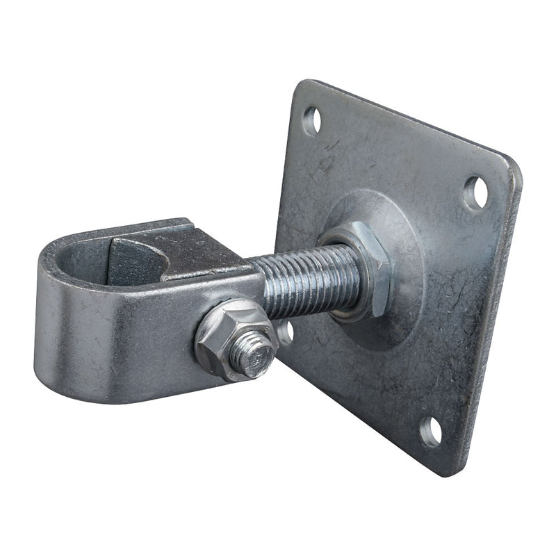 M27 Threaded Wrap Hinge On Back Plate 130 x 130 x 5mm