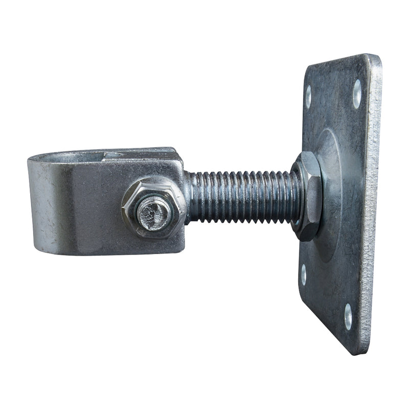 M27 Threaded Wrap Hinge On Back Plate 130 x 130 x 5mm