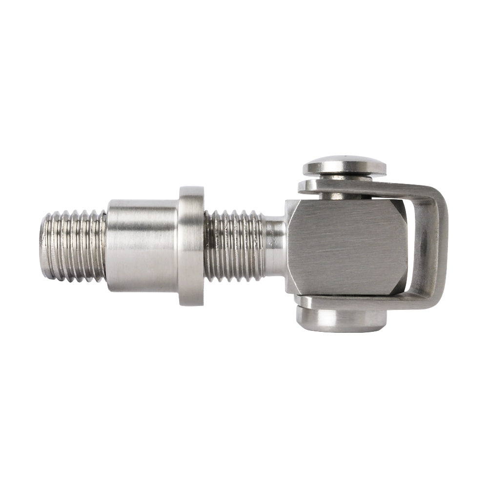 HI/43 316 Stainless Steel Adjustable Hinge M16 Thread To Weld