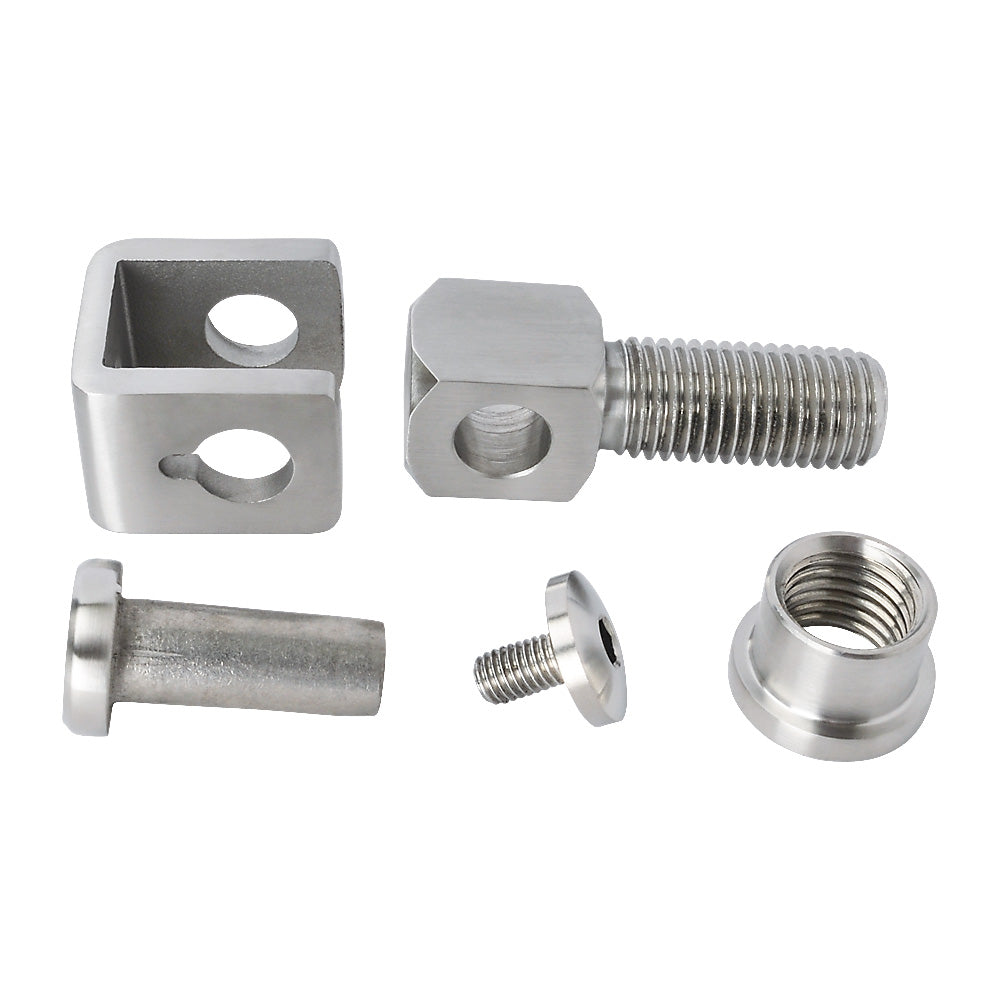 HI/44 316 Stainless Steel Adjustable Hinge M20 To Weld