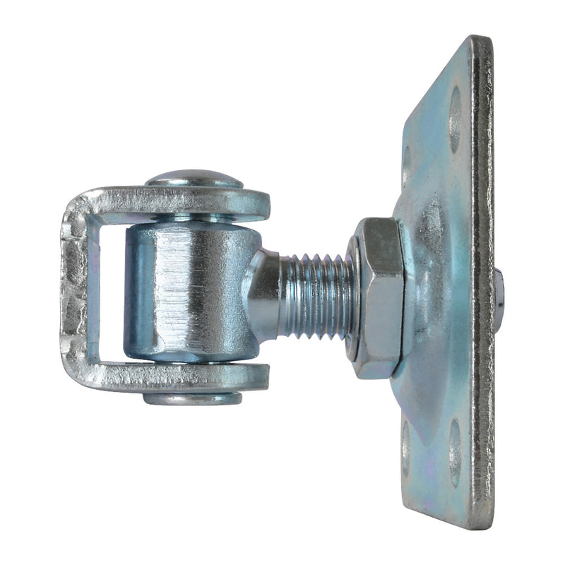 HI/53 Adjustable Gate Hinge M16 With Back Plate 80mm x 80mm