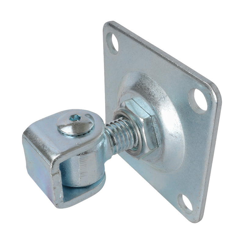 Adjustable Gate Hinge M18 With Back Plate 90mm x 90mm