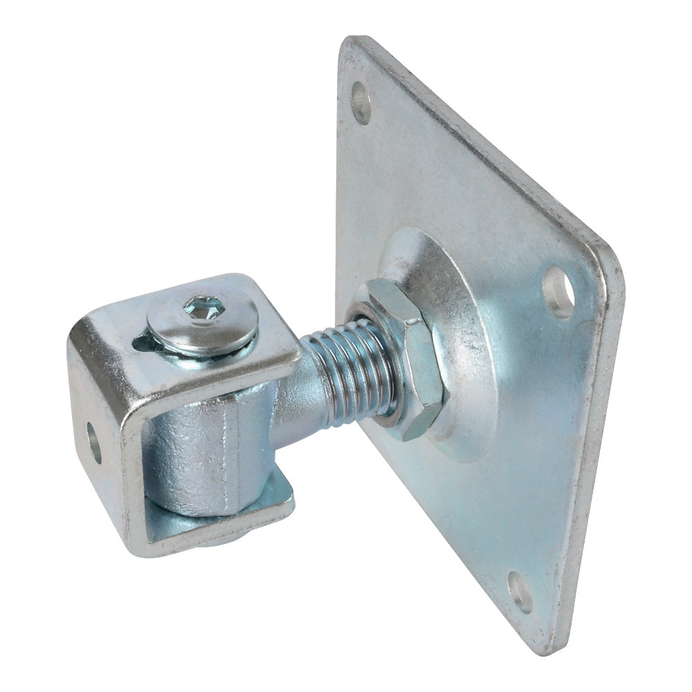 HI/56 Adjustable Gate Hinge M24 With Back Plate 120 x 120mm