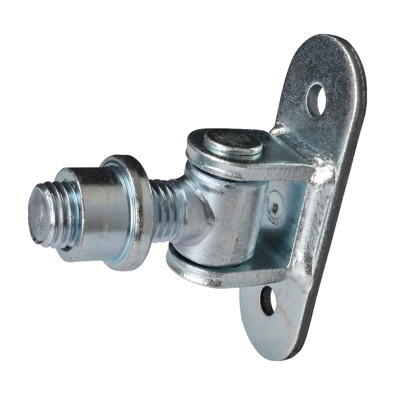 HI/72 Adjustable Gate Hinge M20 With Nut On Back Plate 115mm x 40mm