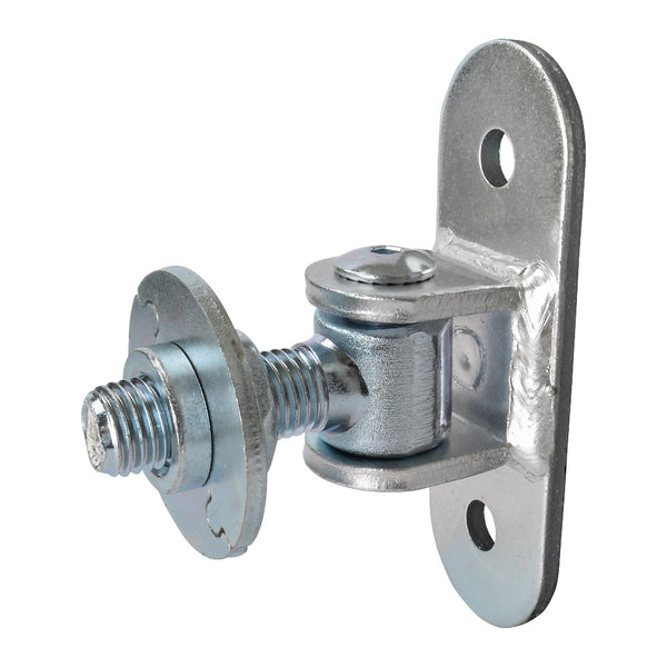 HI/73 Adjustable Gate Hinge M16 With Jointed Plates On Back Plate 115mm x 40mm