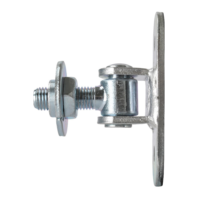 Adjustable Gate Hinge M16 With Jointed Plates On Back Plate 115mm x 40mm
