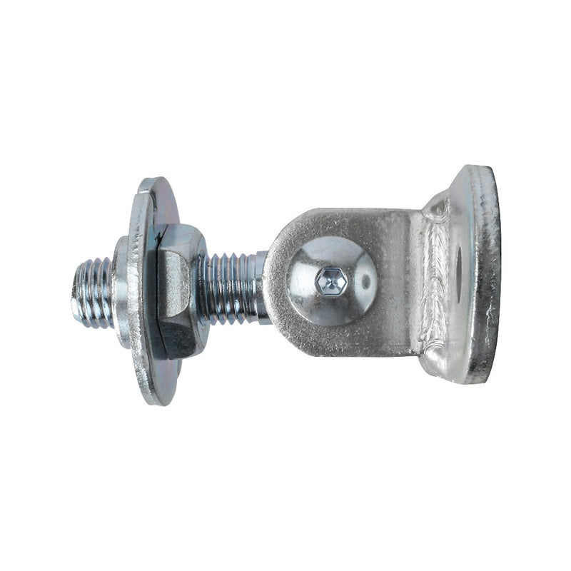 Adjustable Gate Hinge M16 With Jointed Plates On Back Plate 115mm x 40mm