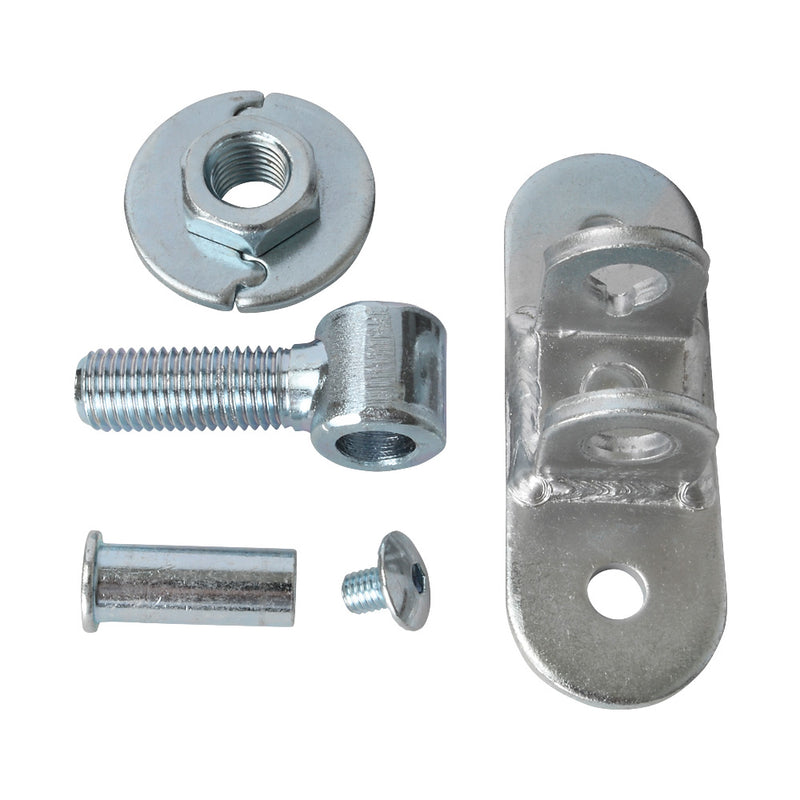 Adjustable Gate Hinge M16 With Jointed Plates On Back Plate 115mm x 40mm