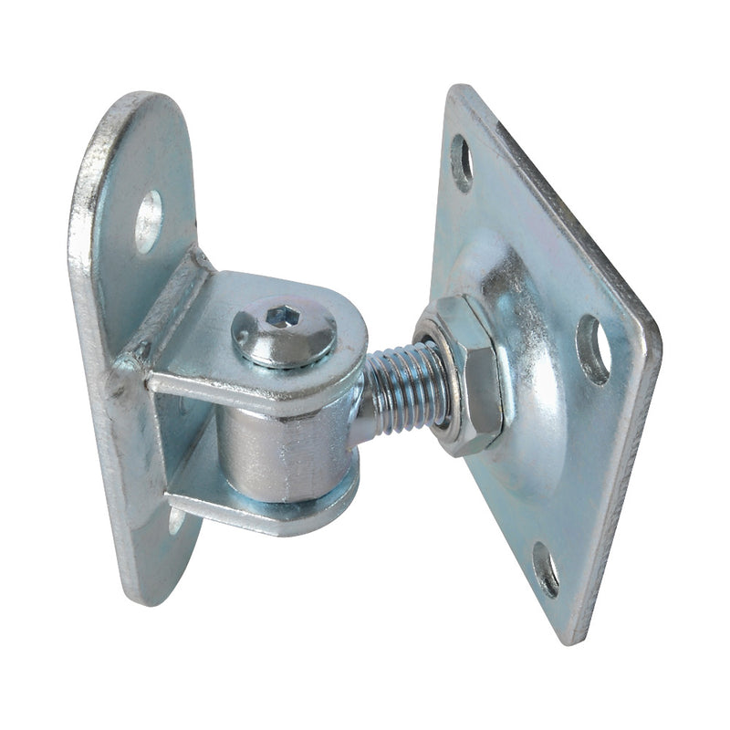 HI/76 Adjustable Gate Hinge M16 With Fixing Plate 80x80mm On Back Plate 115x40mm