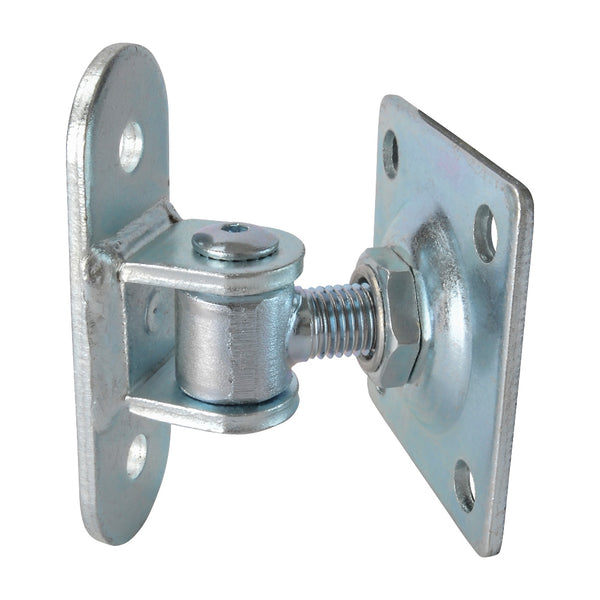 HI/76 Adjustable Gate Hinge M16 With Fixing Plate 80x80mm On Back Plate 115x40mm